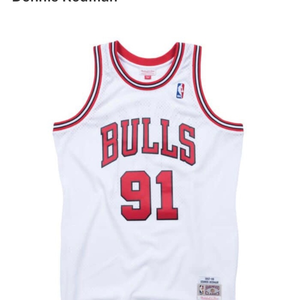 Mitchell & Ness Chicago Bulls 1997-98 Dennis RODMAN SWINGMAN White Jersey